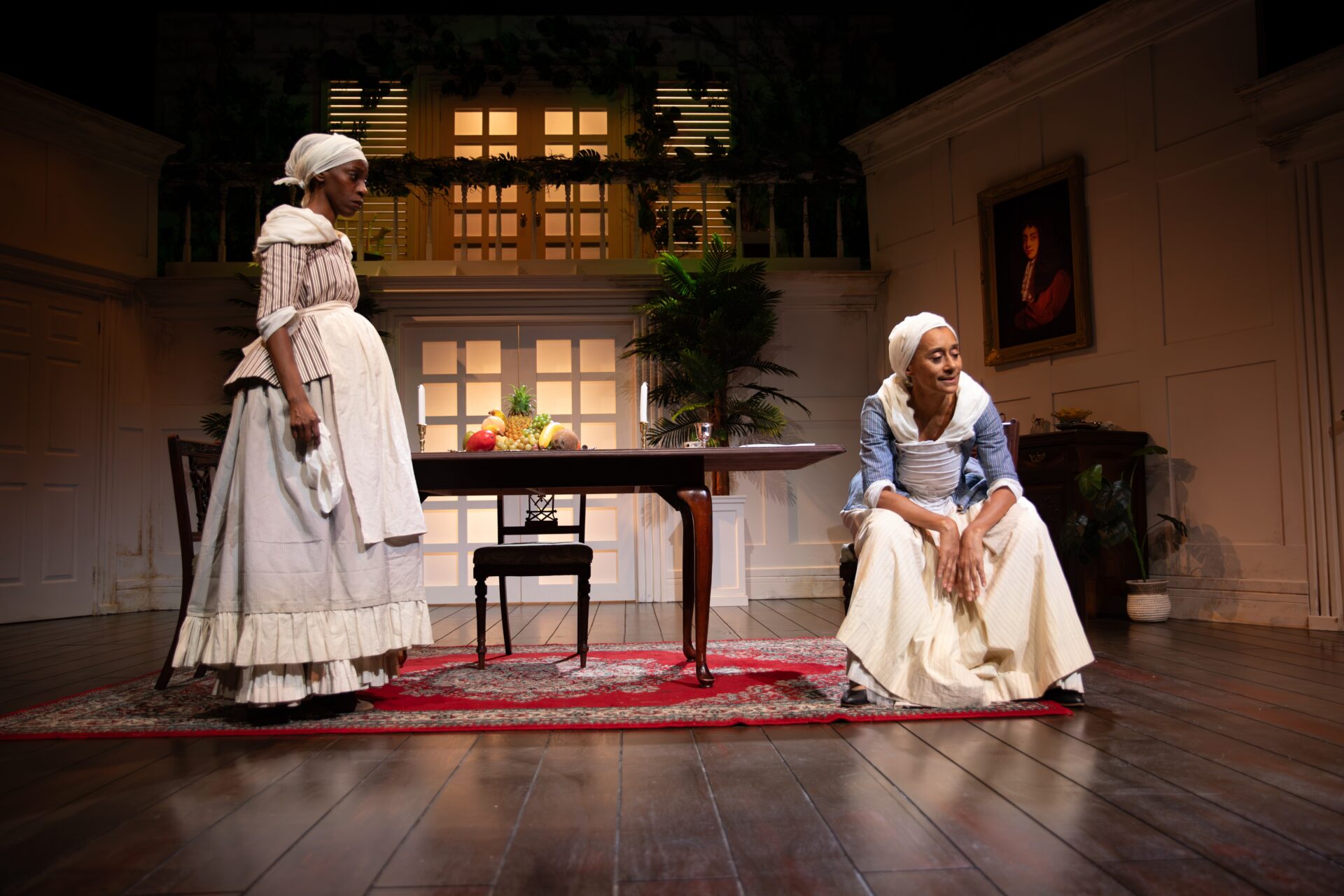 Keziah Joseph as Cerys and Suzanne Packer as Annie